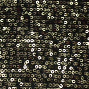 MESH LENTEJUELA NEGRO - DORADO