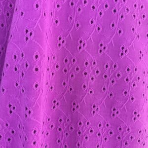 EYELET PERFORADA MORADO