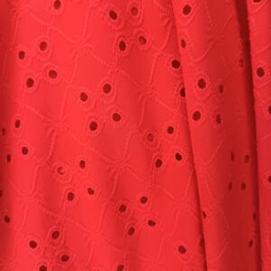 EYELET PERFORADA ROJO