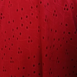 EYELET PERFORADA VINO